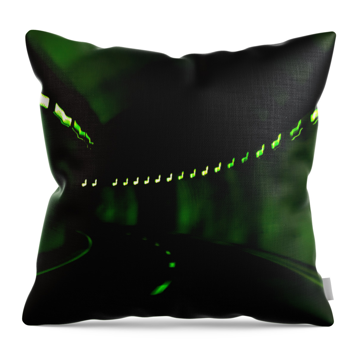 Tunnel Throw Pillow featuring the photograph Tunnel Vision Daze 2 by DigiArt Diaries by Vicky B Fuller