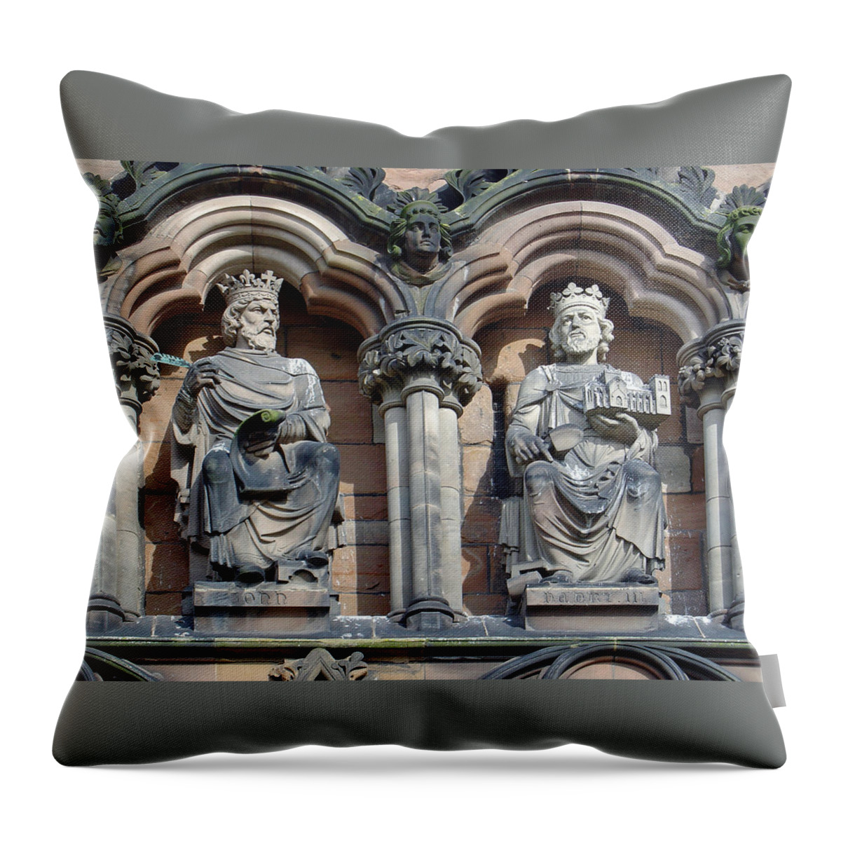 Europe Throw Pillow featuring the photograph Two Kings by Rod Johnson
