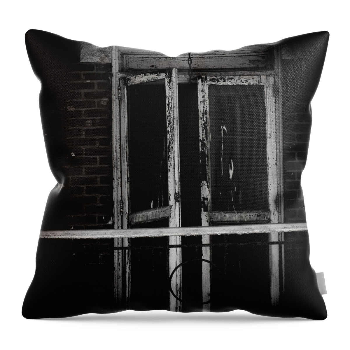 Door Throw Pillow featuring the photograph Upper Entrance by Jessica Brawley