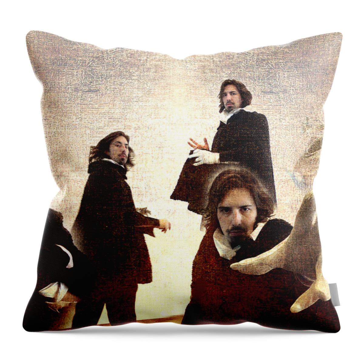 Velazquez Throw Pillow featuring the photograph Velazquez by John Gholson