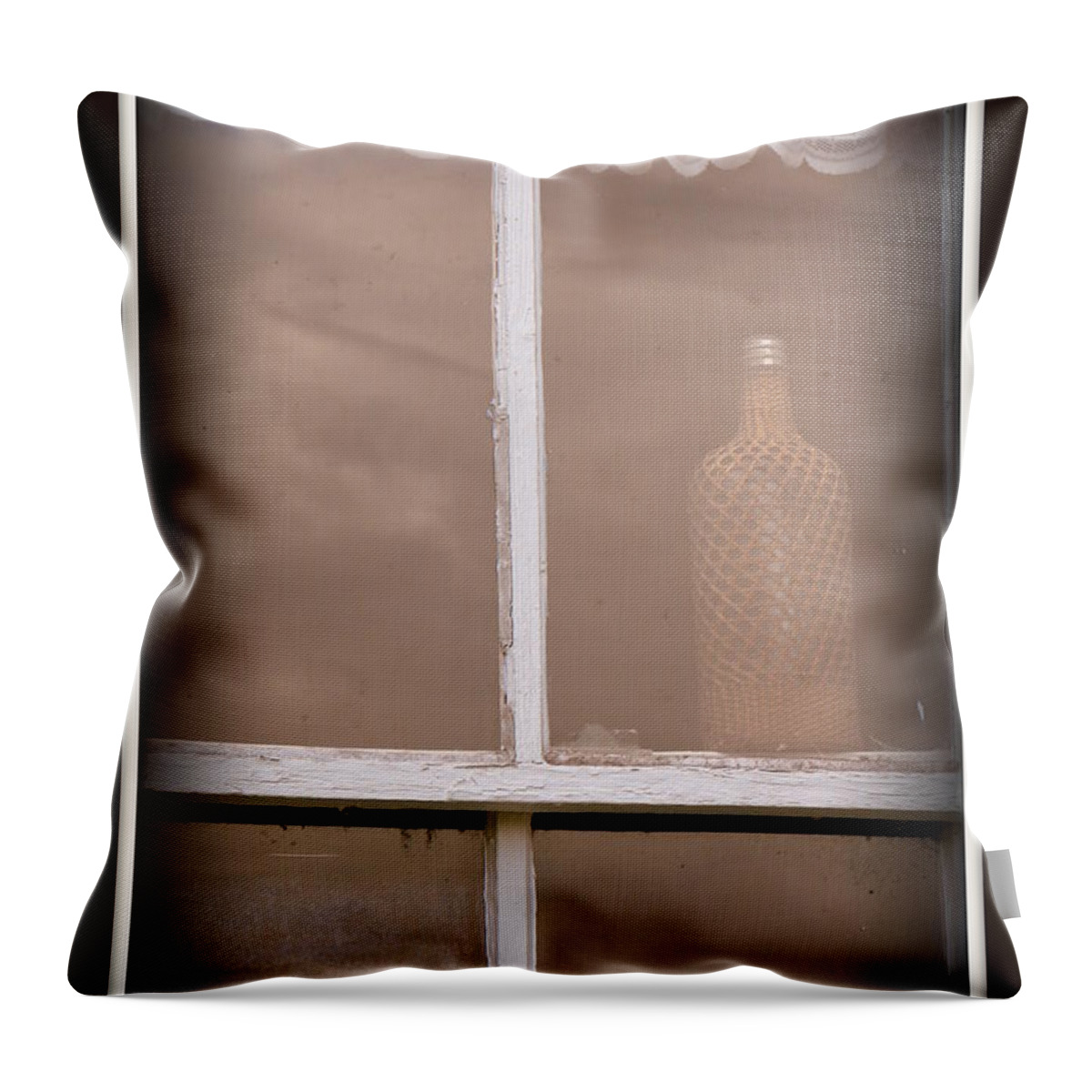 Old Florida Throw Pillow featuring the photograph Vintage by Priscilla Richardson