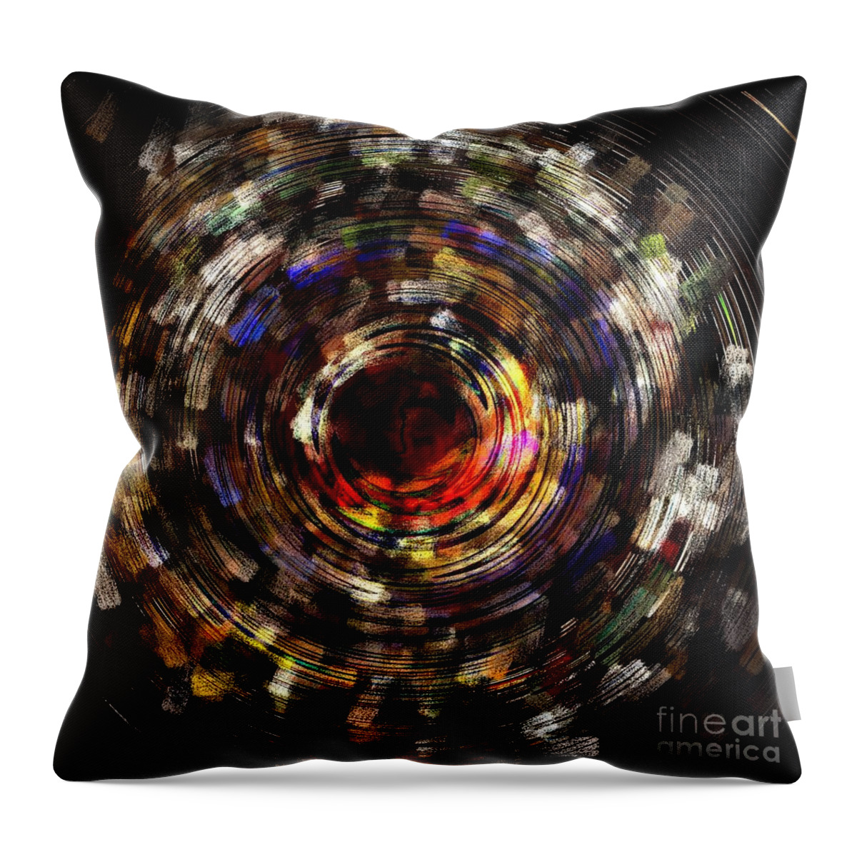 Digital Art Throw Pillow featuring the photograph Vortex by Blair Stuart