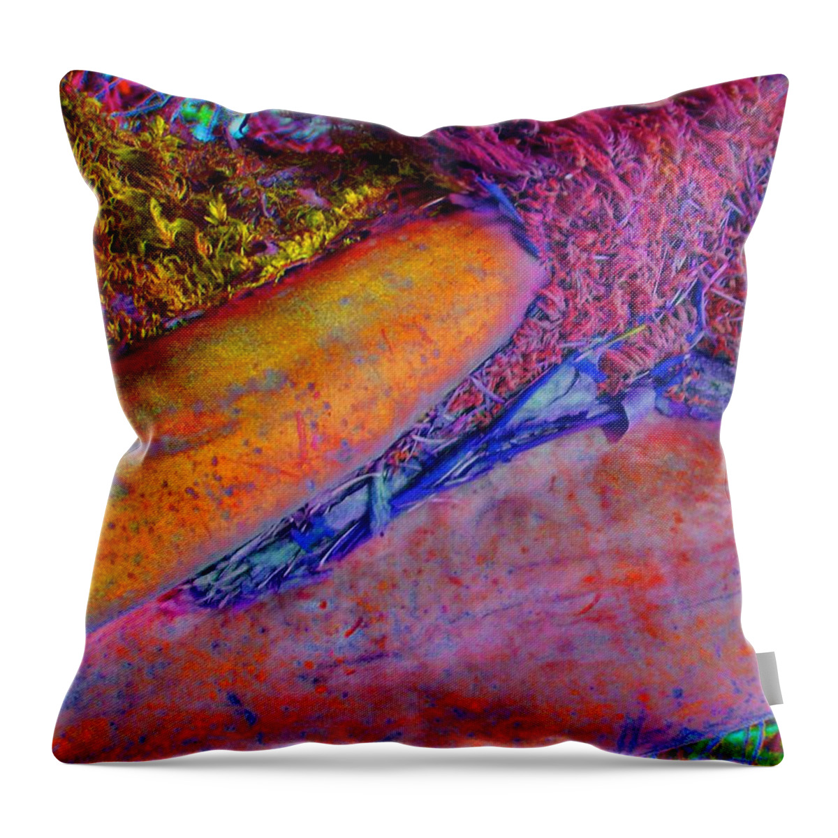Nature Throw Pillow featuring the digital art Waking Up by Richard Laeton