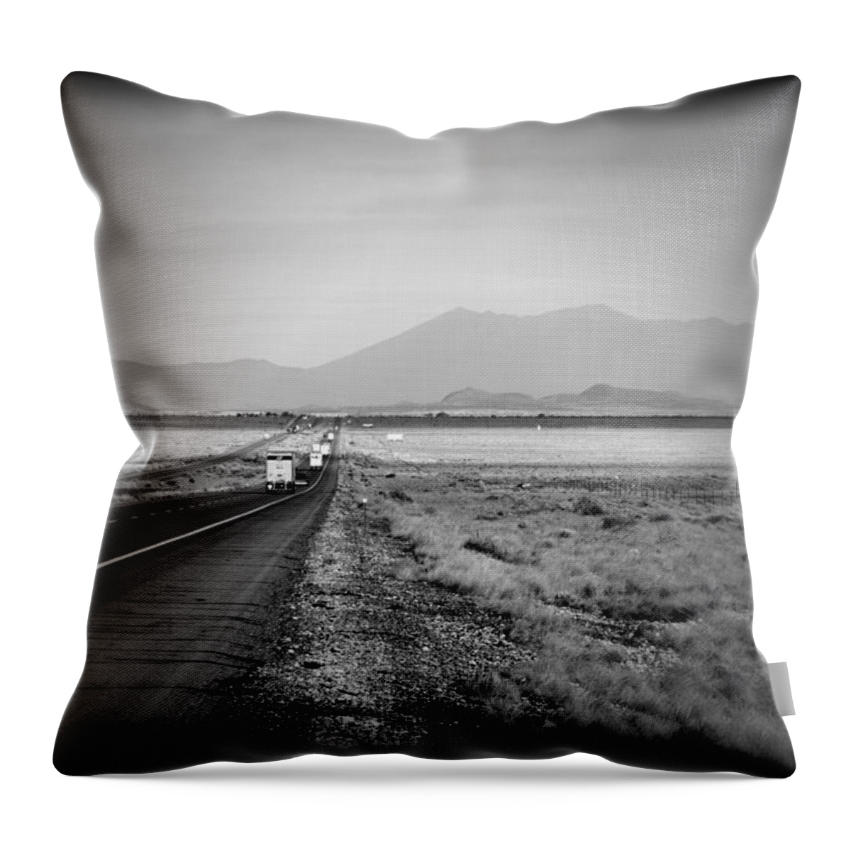 Flagstaff Throw Pillow featuring the photograph West To Flagstaff by Ricky Barnard