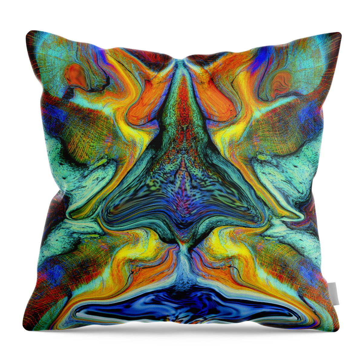 Fantasy Throw Pillow featuring the digital art Wild Thing by Stephen Anderson