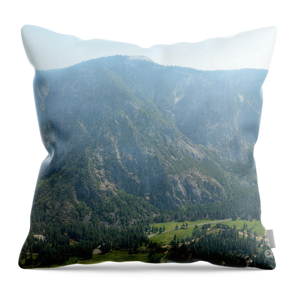Yosemite National Park Throw Pillow featuring the photograph Yosemite Valley by Cassie Marie Photography