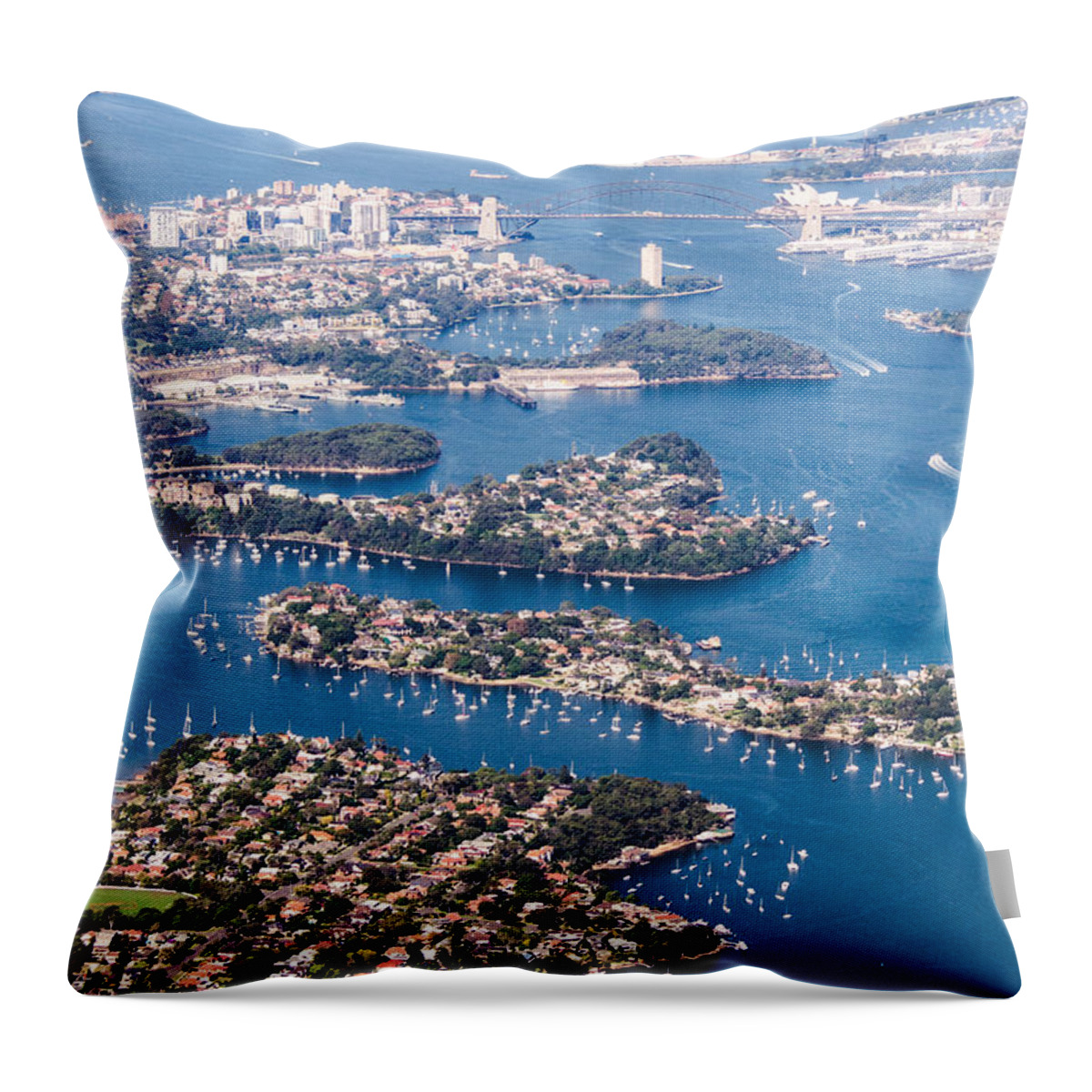 Sydney Throw Pillow featuring the photograph Sydney Vibes by Parker Cunningham