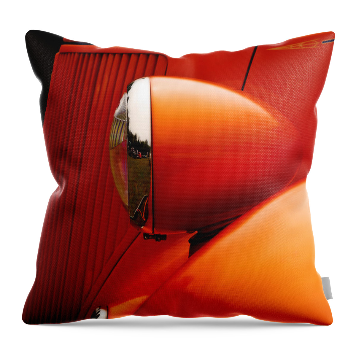 34 Throw Pillow featuring the photograph 34 Front End #1 by Jim Hatch
