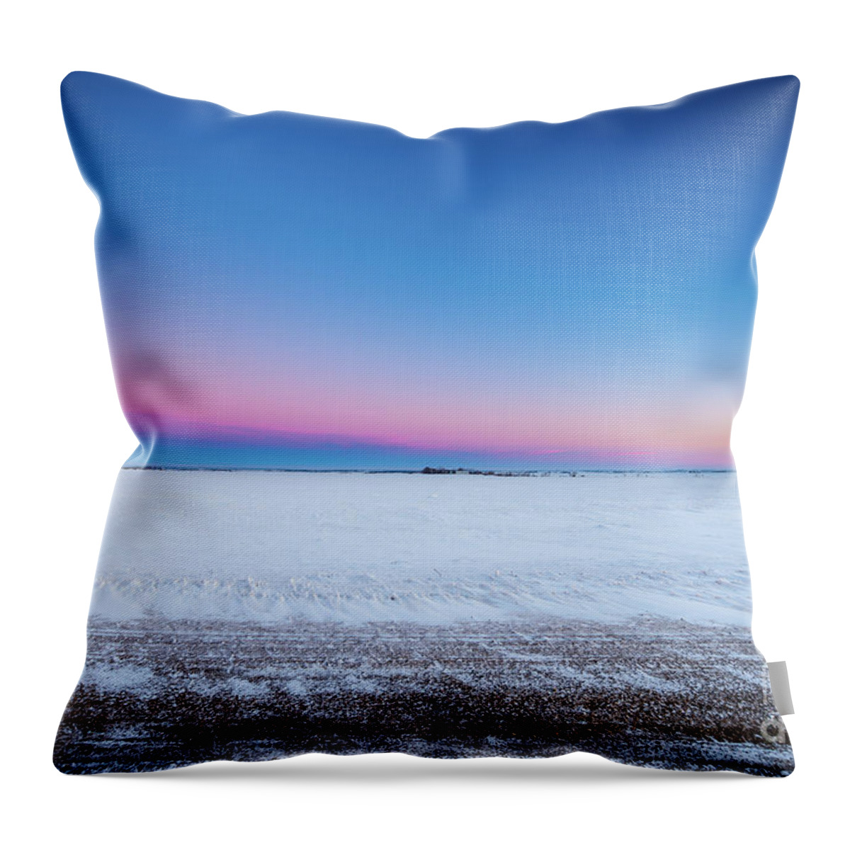 -32c Throw Pillow featuring the photograph A Winter's Morning #1 by Ian McGregor