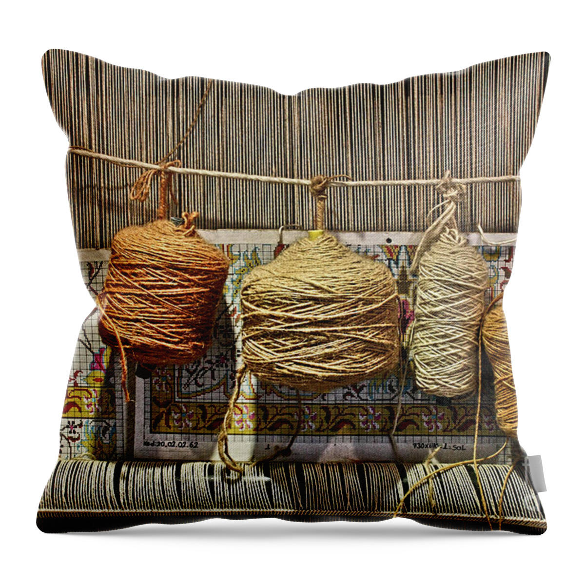Loom Throw Pillow featuring the photograph A40 #1 by Tom Griffithe