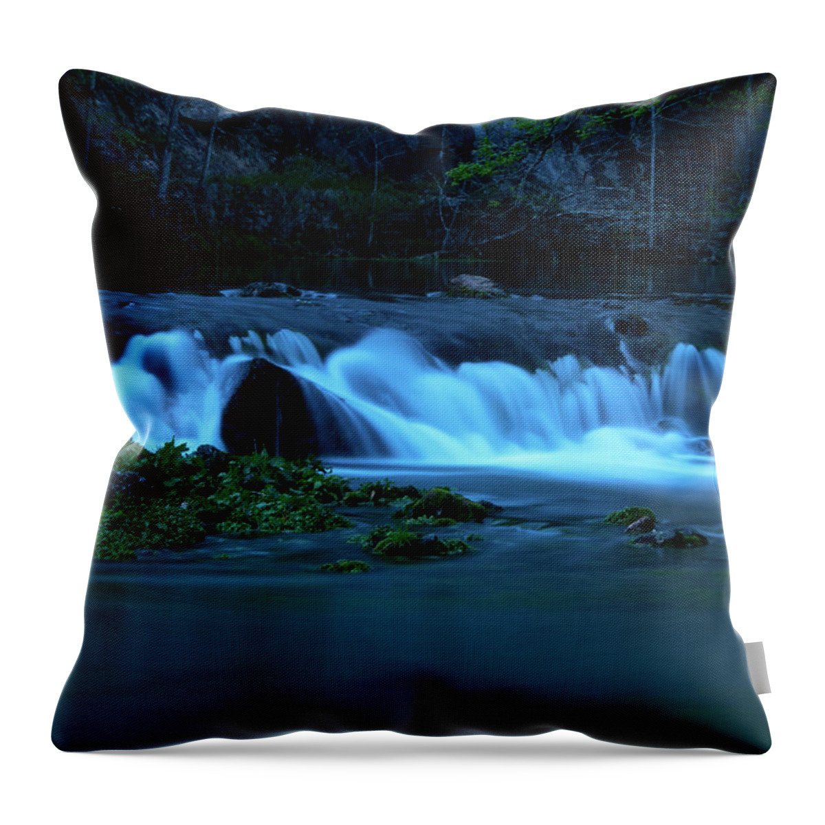 Missouri Throw Pillow featuring the photograph Alley Spring #1 by Steve Stuller