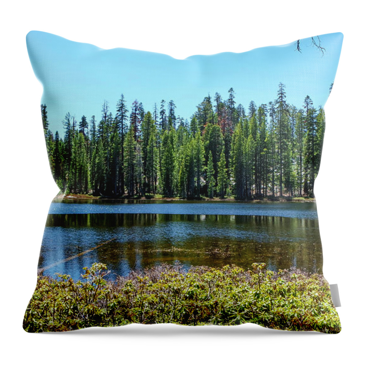 Lake Throw Pillow featuring the photograph Alpine Lake - Yosemite #1 by Henri Irizarri