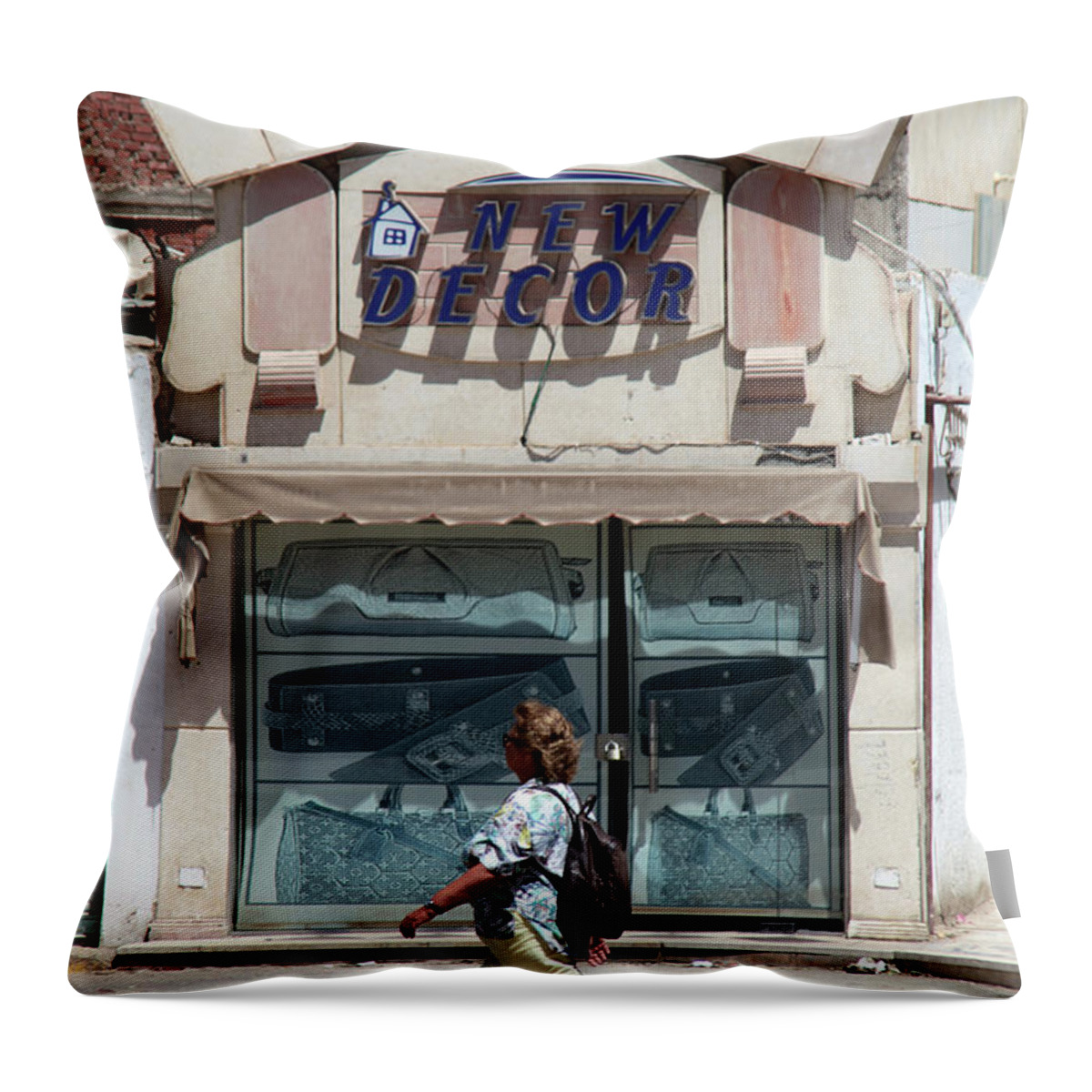 Jezcself Throw Pillow featuring the photograph And There #1 by Jez C Self