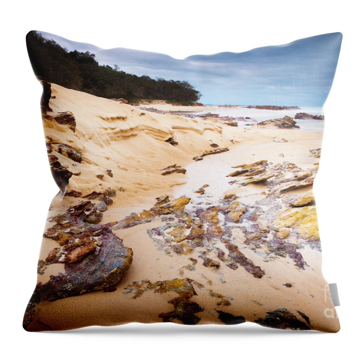 Australia Throw Pillow featuring the photograph Australian Ocean Landscape #1 by THP Creative