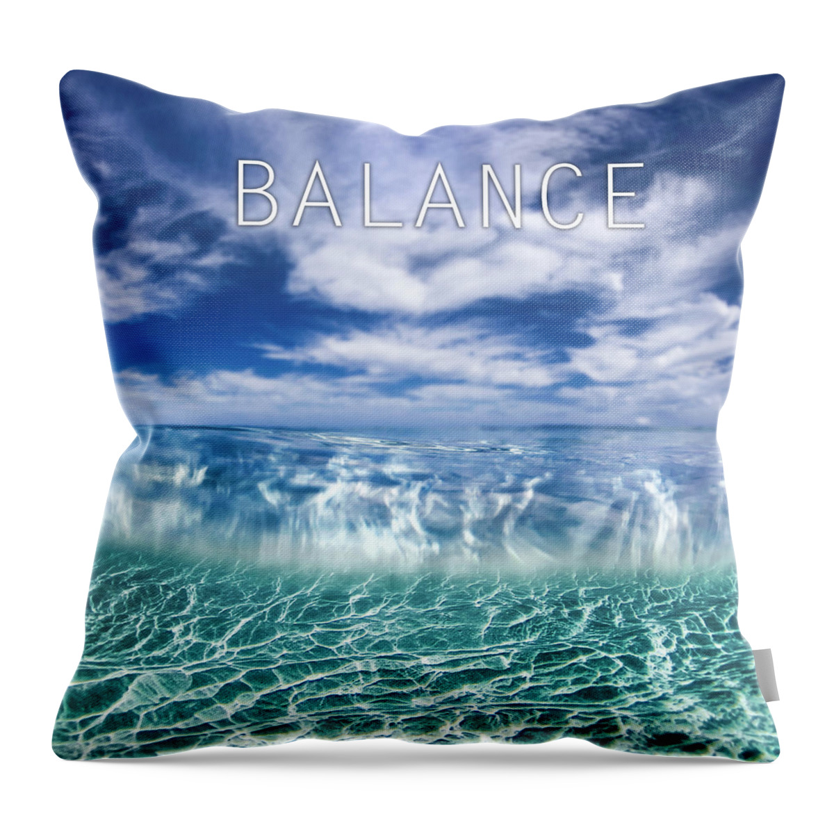 Balance Throw Pillow featuring the photograph Balance by Sean Davey