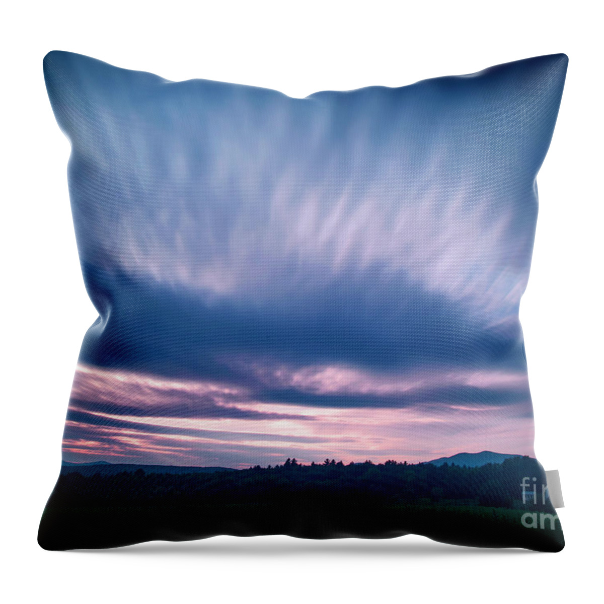 Beautiful Sky Throw Pillow featuring the photograph Beautiful Sky #1 by Alana Ranney