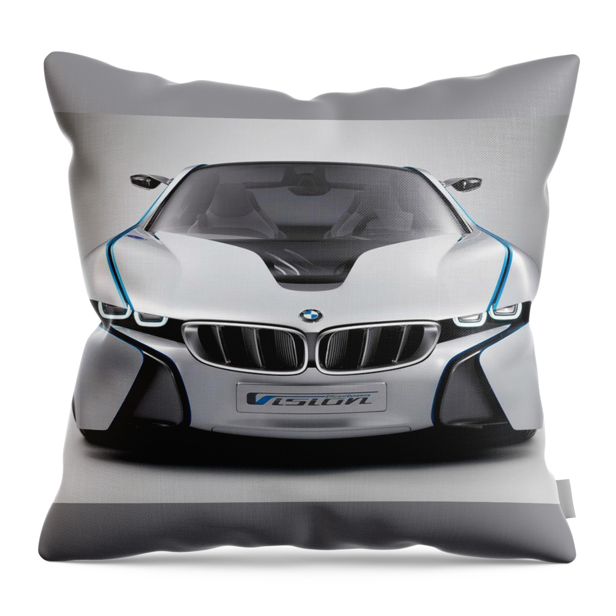 Bmw Throw Pillow featuring the photograph Bmw #1 by Mariel Mcmeeking