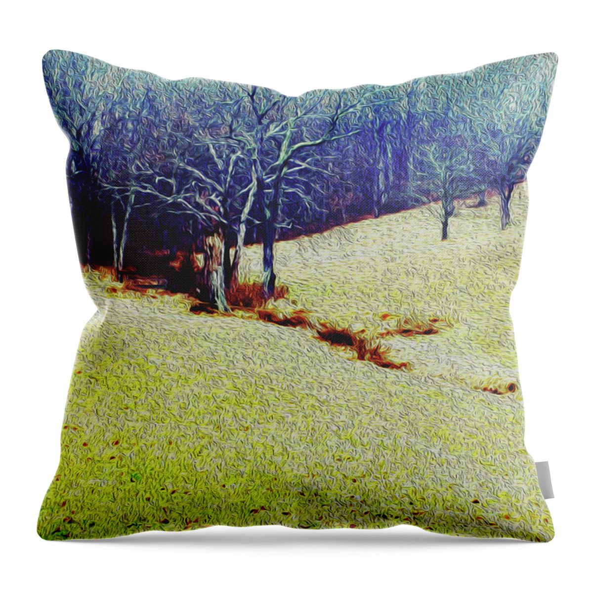 Brandywine Throw Pillow featuring the photograph Brandywine Landscape by Sandy Moulder