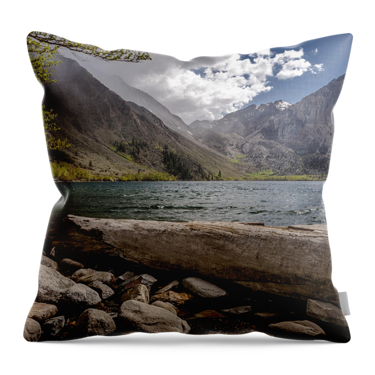 California Throw Pillow featuring the photograph Convict Lake #1 by Cat Connor