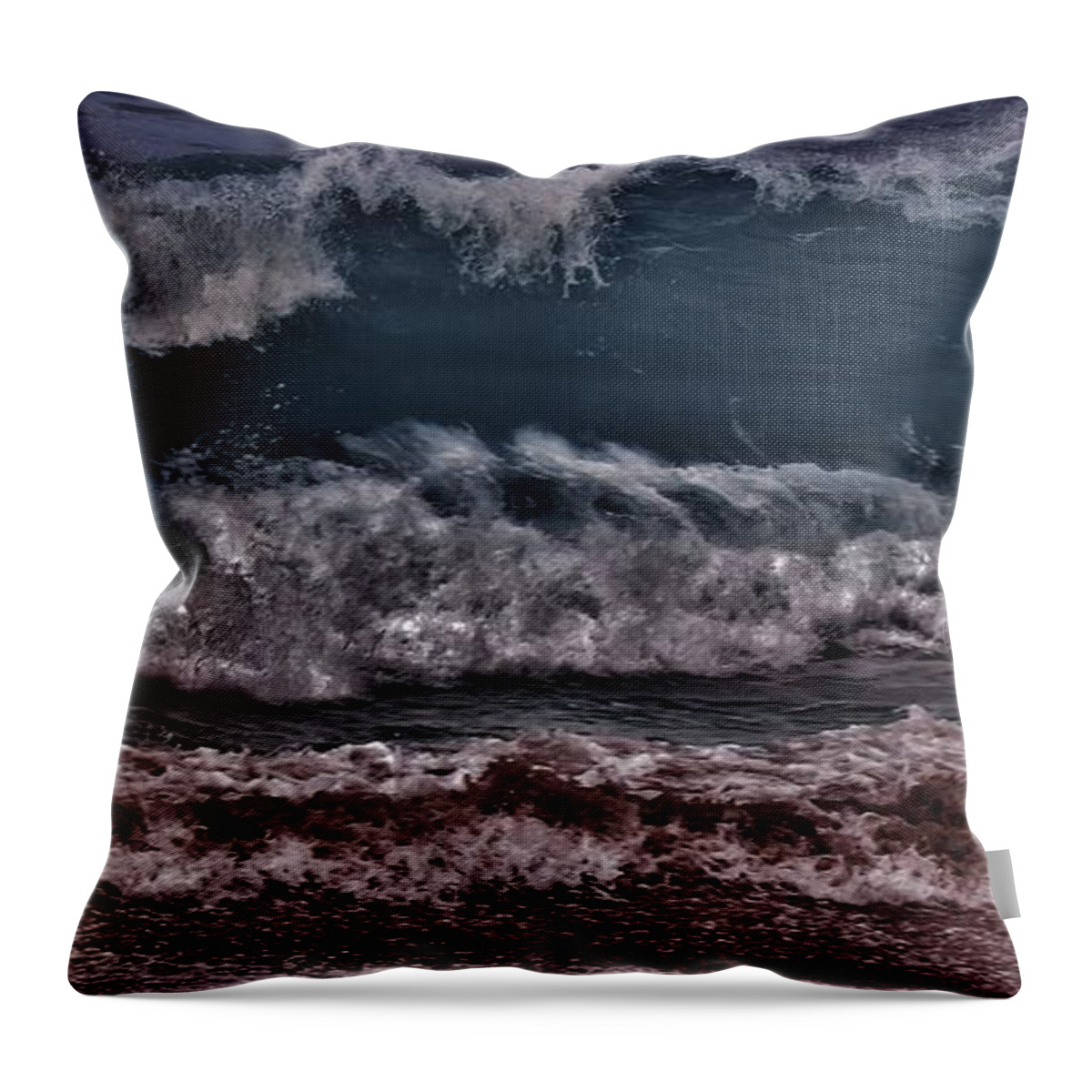 Wave Throw Pillow featuring the photograph Crashing Wave #1 by Craig Wood