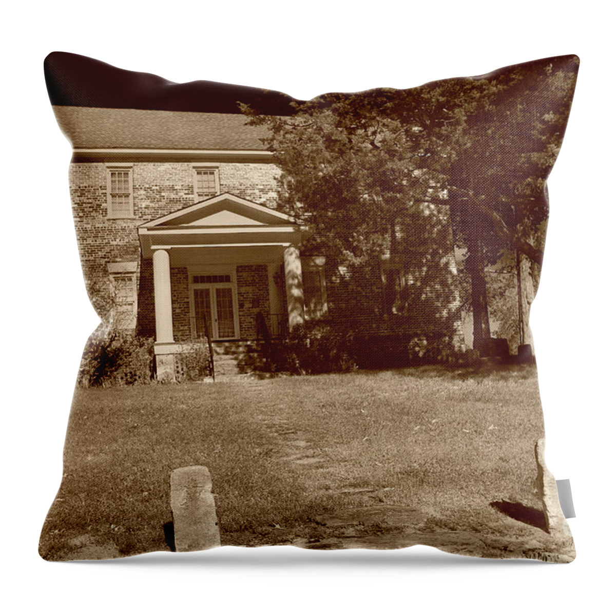 Scenic Tours Throw Pillow featuring the photograph Cross Keys Plantation, Sc #1 by Skip Willits