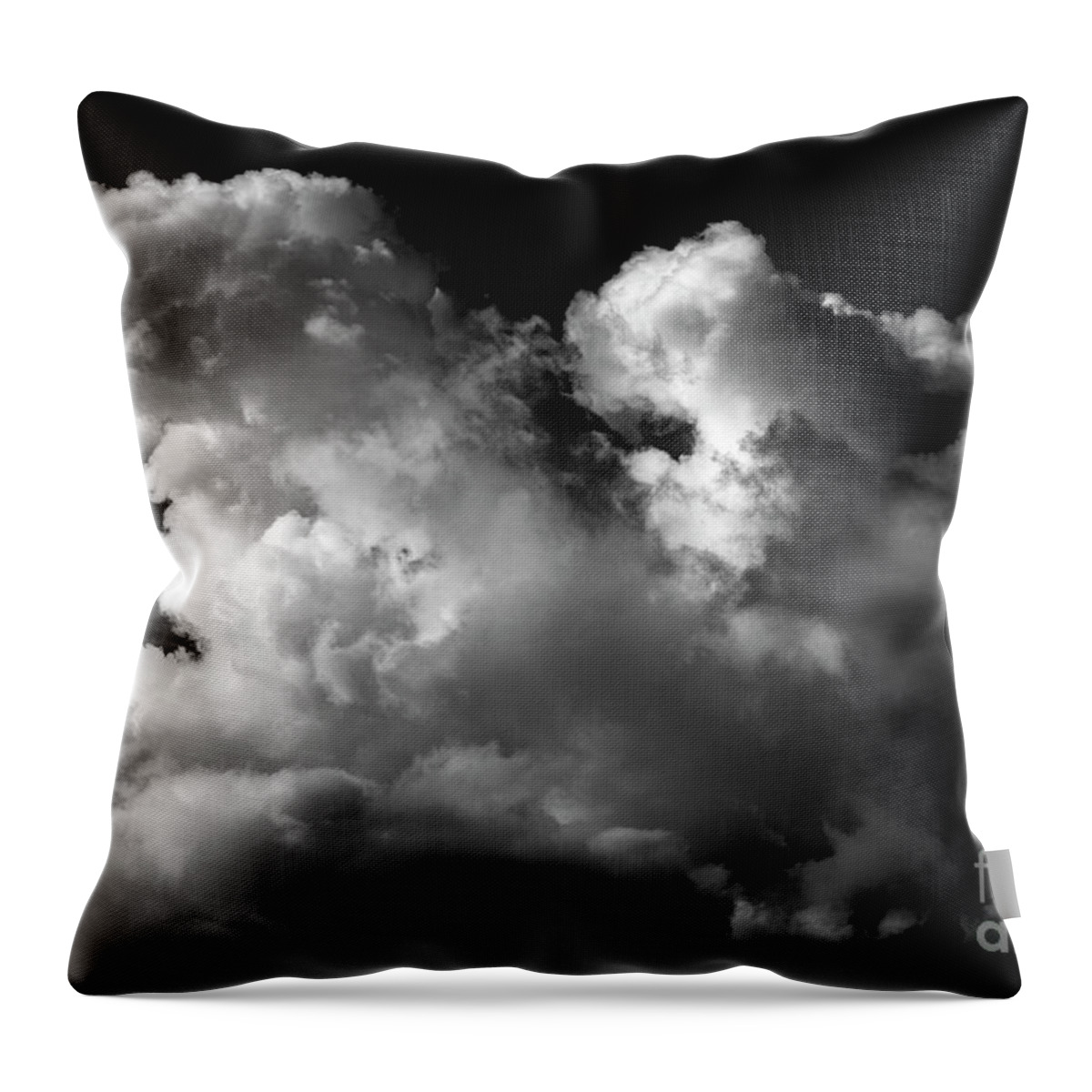 Atmosphere Throw Pillow featuring the photograph Cumulus Conjestus Clouds #1 by Jim Corwin