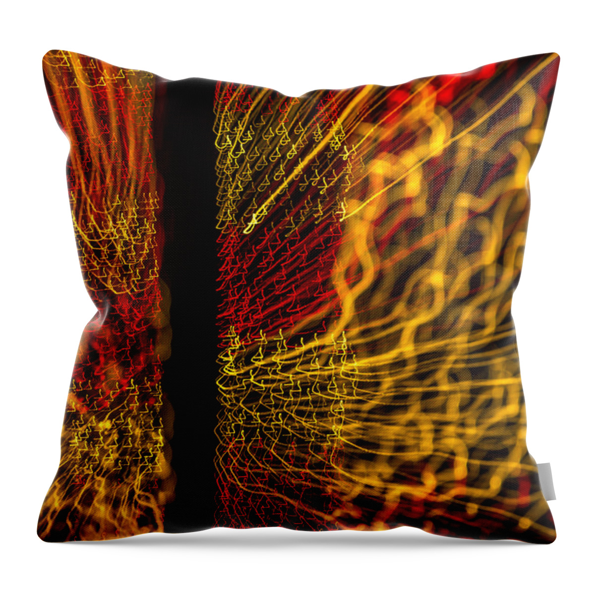 Ready Throw Pillow featuring the photograph Dancing Lights 5 #1 by Penny Lisowski