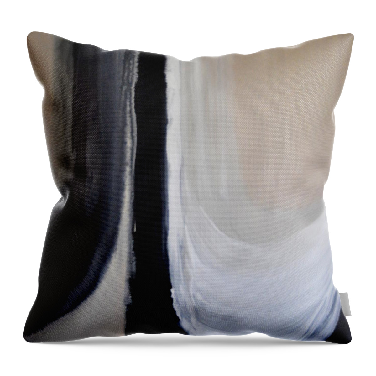 Sonal Raje Throw Pillow featuring the painting Deliverance #1 by Sonal Raje