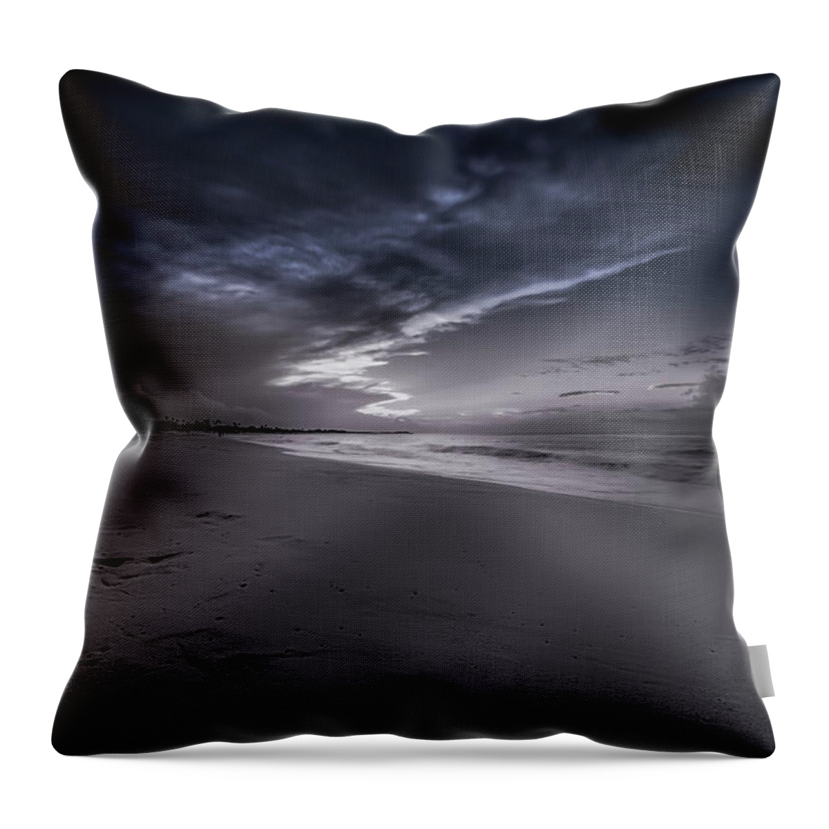 Dominican Republic Throw Pillow featuring the photograph Dominicana Beach #1 by Peter Lakomy