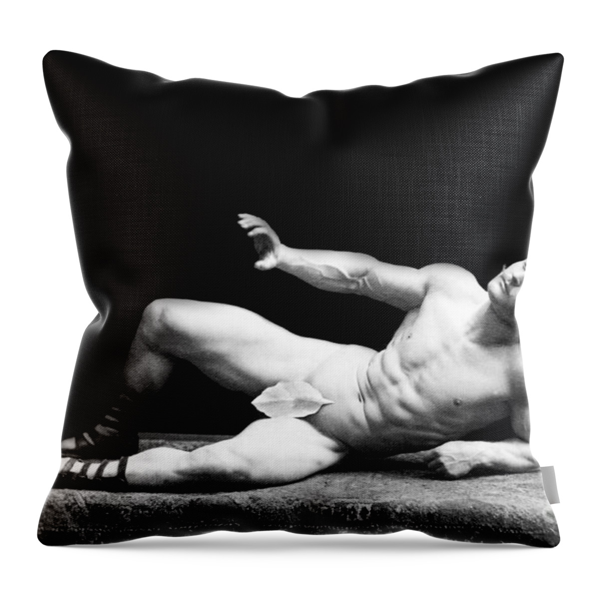 Erotica Throw Pillow featuring the photograph Eugen Sandow, Father Of Modern #17 by Science Source
