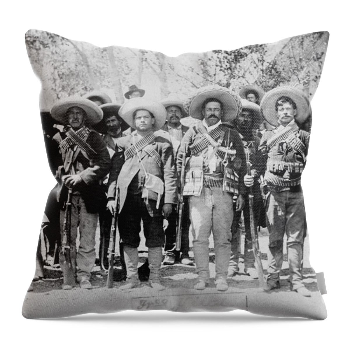 1913 Throw Pillow featuring the photograph Francisco Pancho Villa by Granger