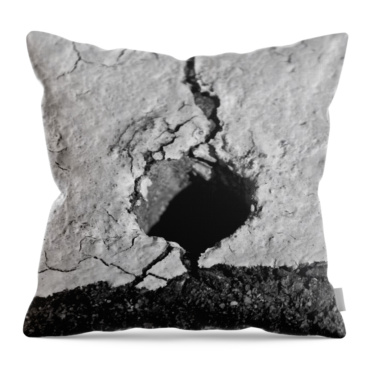 Heart-broken Throw Pillow featuring the photograph Heart Shadow 2 by Cynthia Guinn