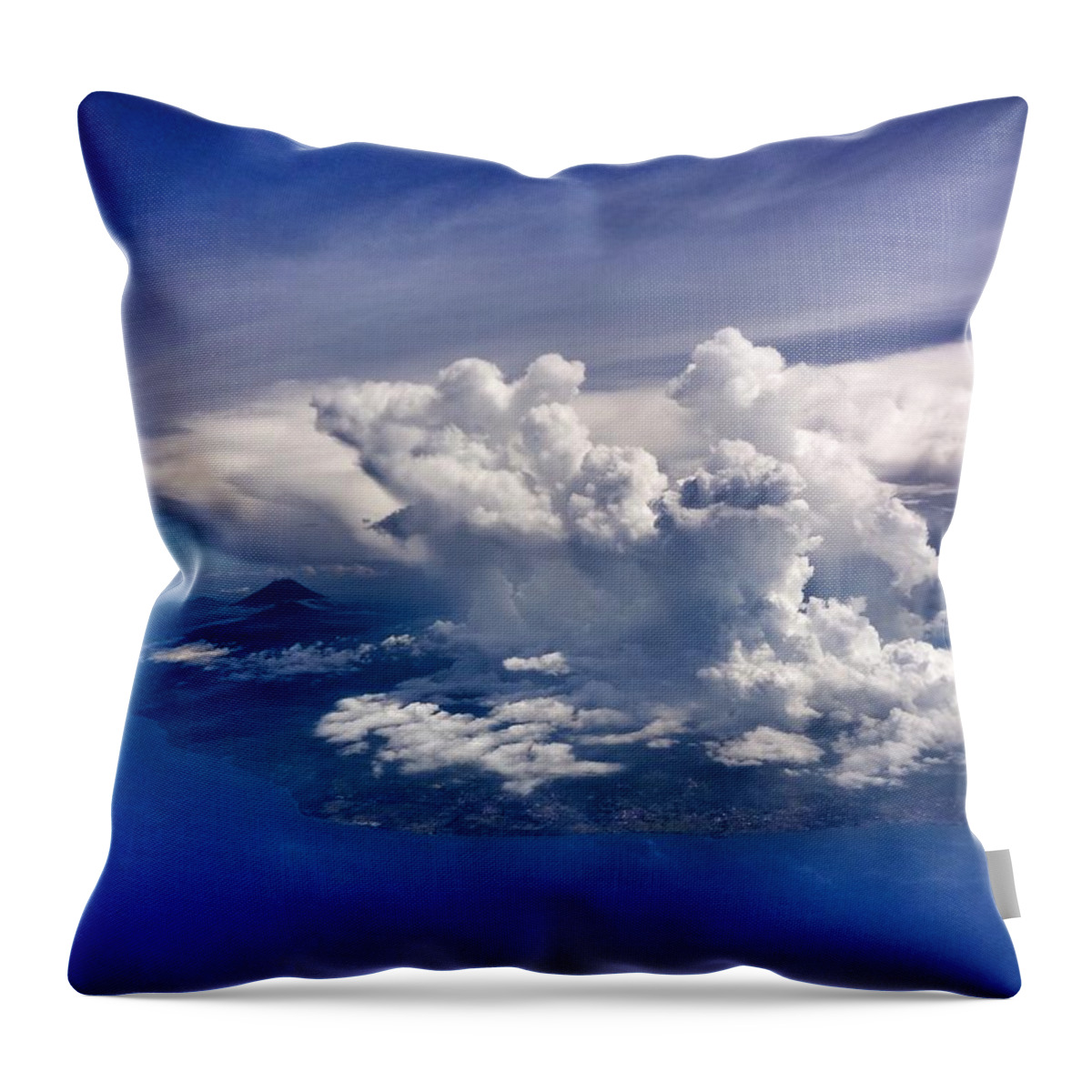 Bali Throw Pillow featuring the photograph Island of the Gods #1 by Lorelle Phoenix