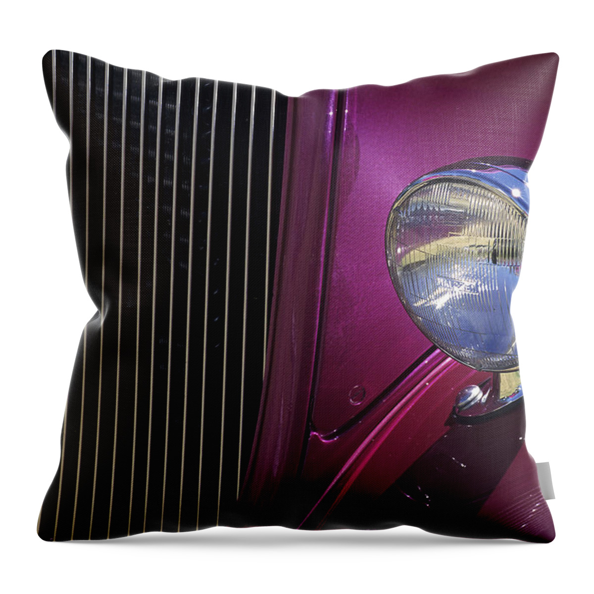 Car Throw Pillow featuring the photograph Lady in Pink #2 by Doug Davidson