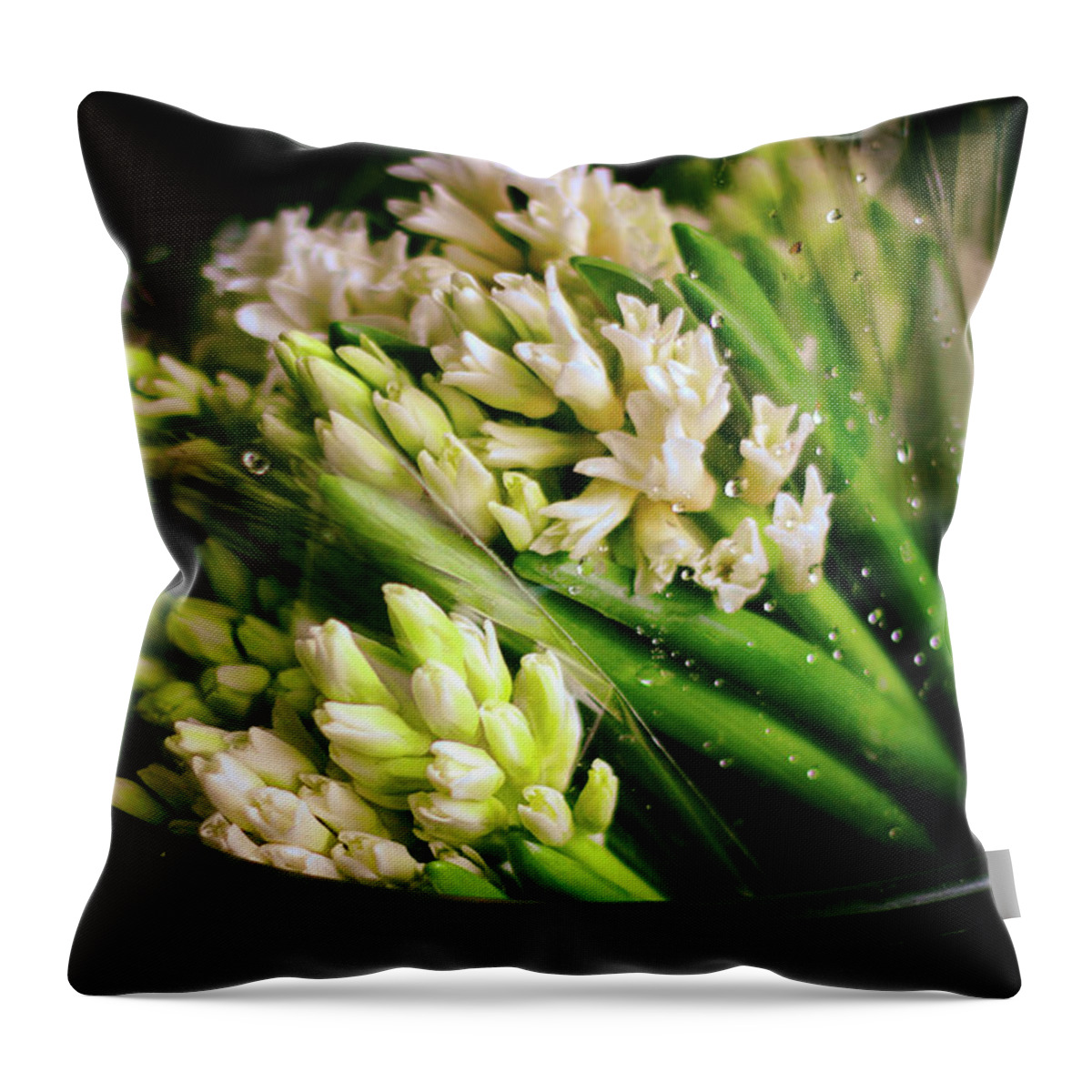 Flowers Throw Pillow featuring the photograph Lamentation #2 by Jessica Jenney