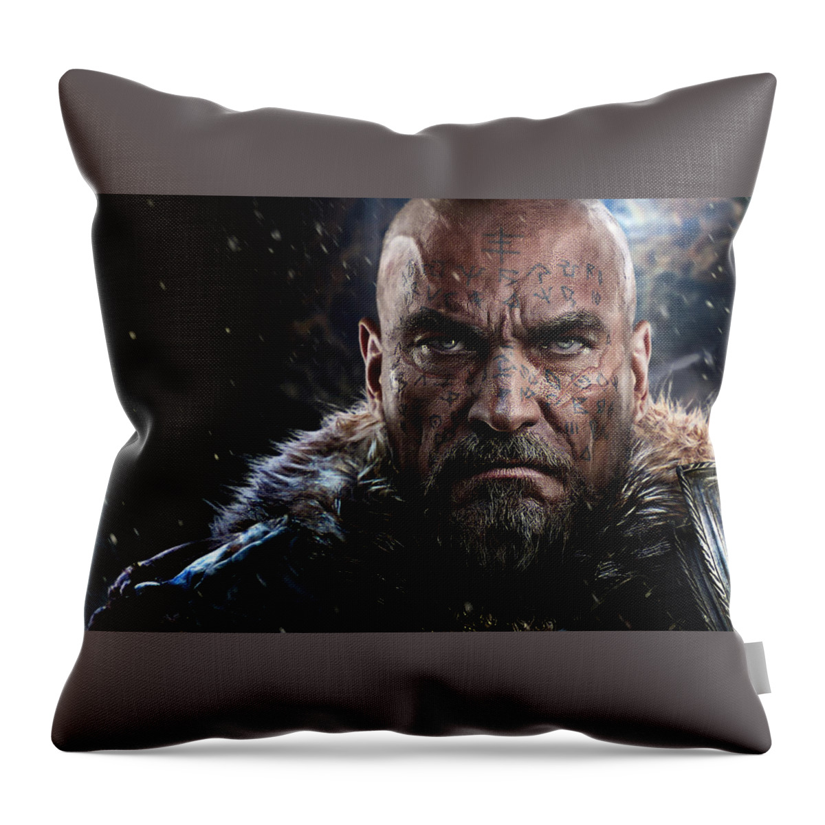 Lords Of The Fallen Throw Pillow featuring the digital art Lords Of The Fallen #1 by Maye Loeser