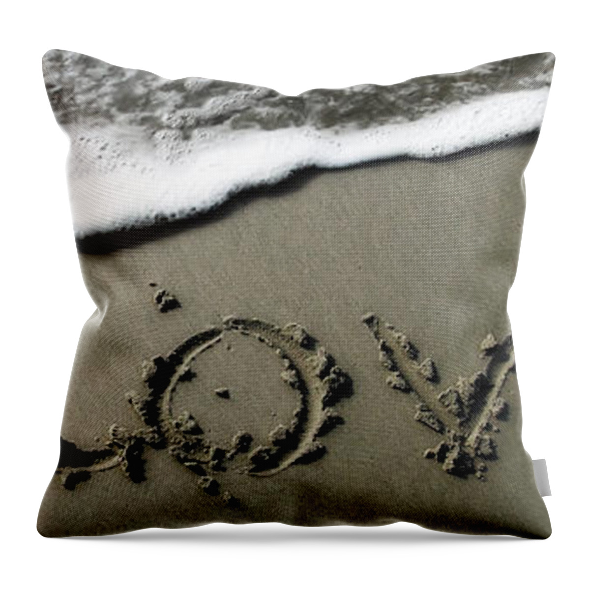 Photo Throw Pillow featuring the photograph Love #1 by Alan Hausenflock