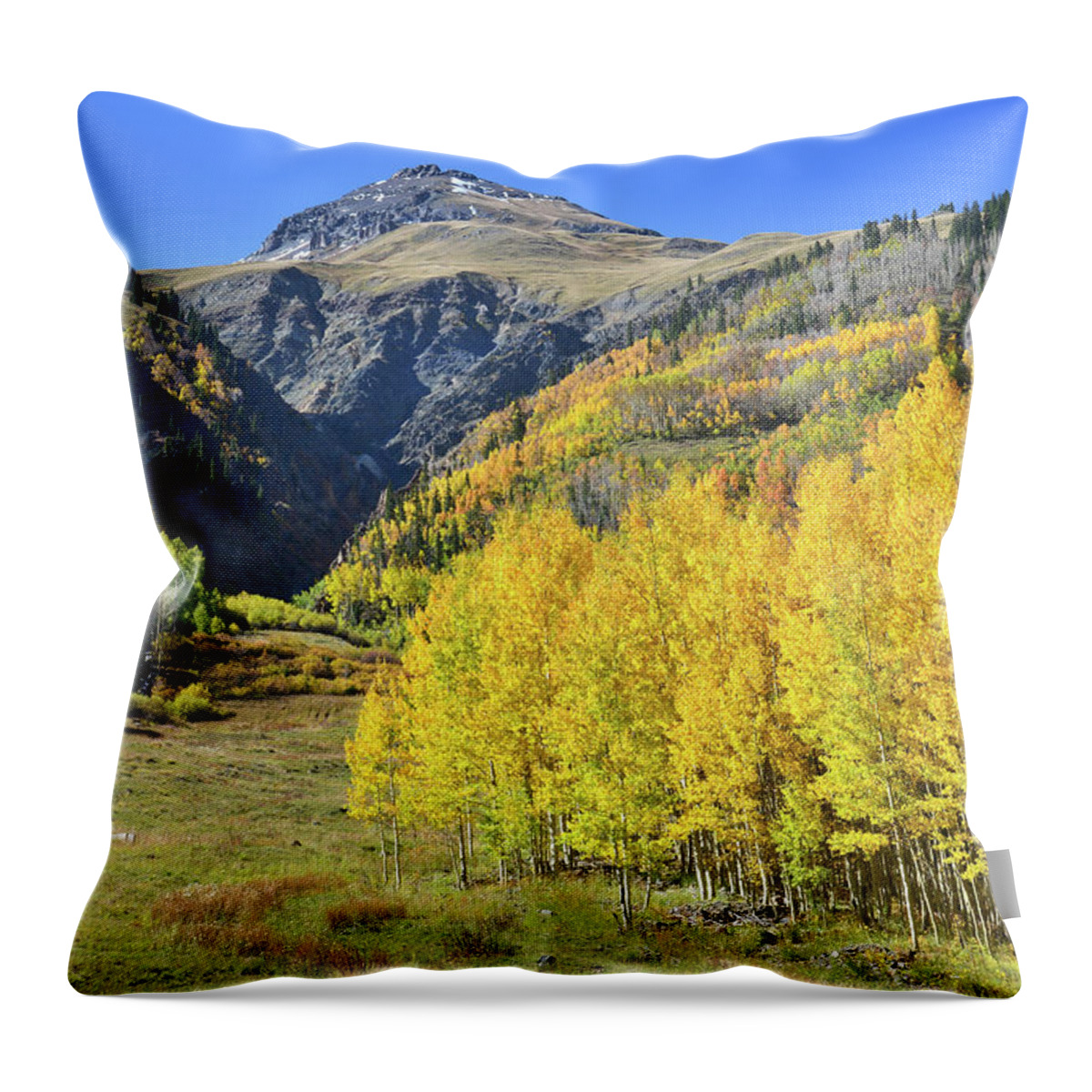 Colorado Throw Pillow featuring the photograph Million Dollar Highway #2 by Ray Mathis