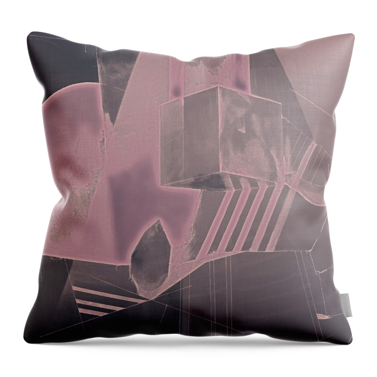 Pink Throw Pillow featuring the photograph Mysterious #1 by Roro Rop