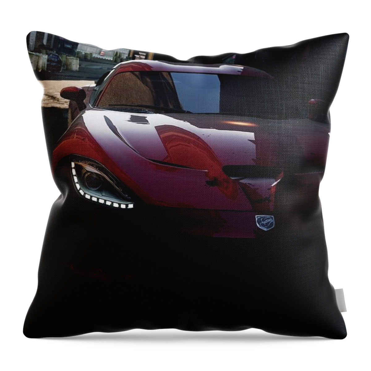 Need For Speed Most Wanted Throw Pillow featuring the digital art Need For Speed Most Wanted #1 by Super Lovely