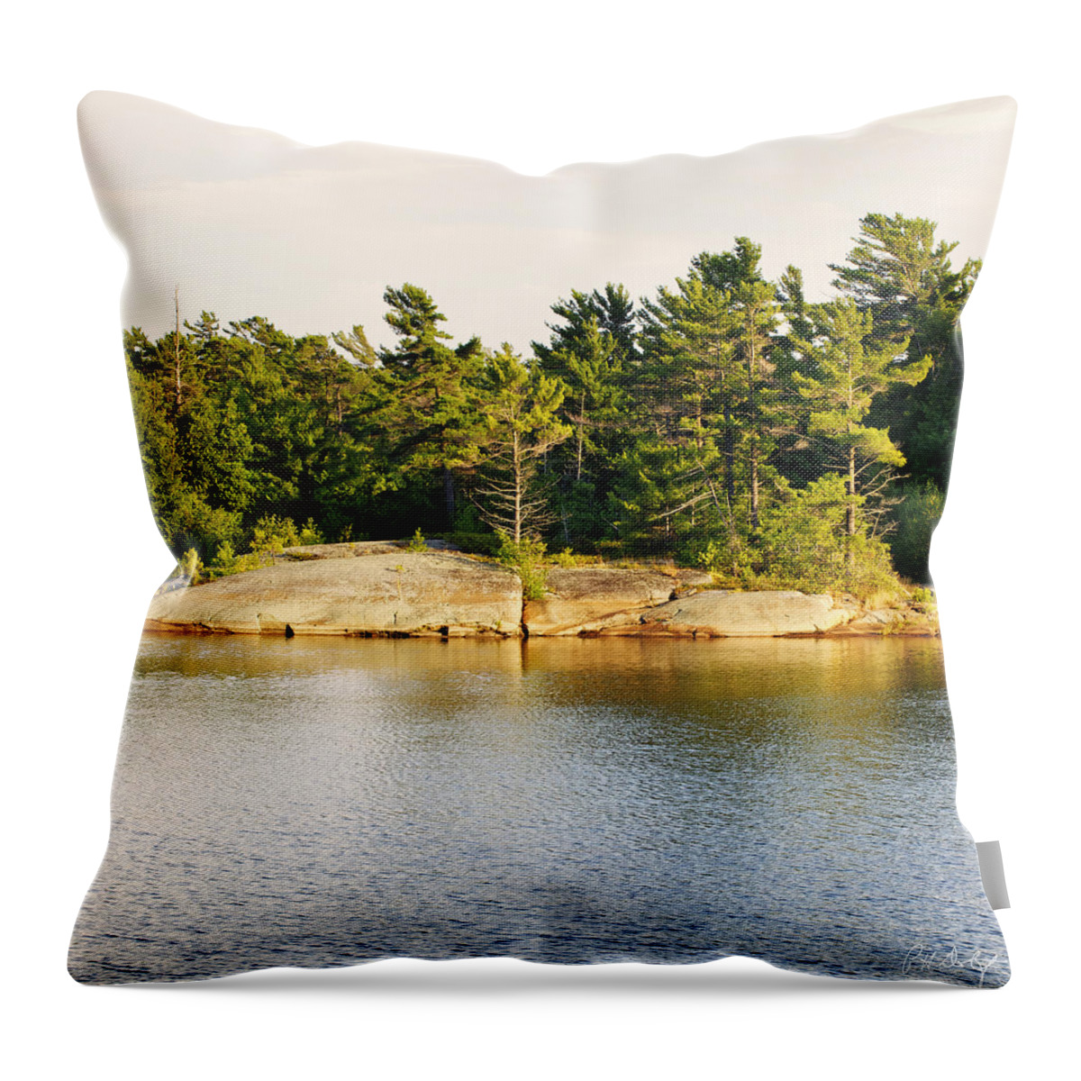 Archipelago Throw Pillow featuring the photograph On The Bay #2 by Phill Doherty