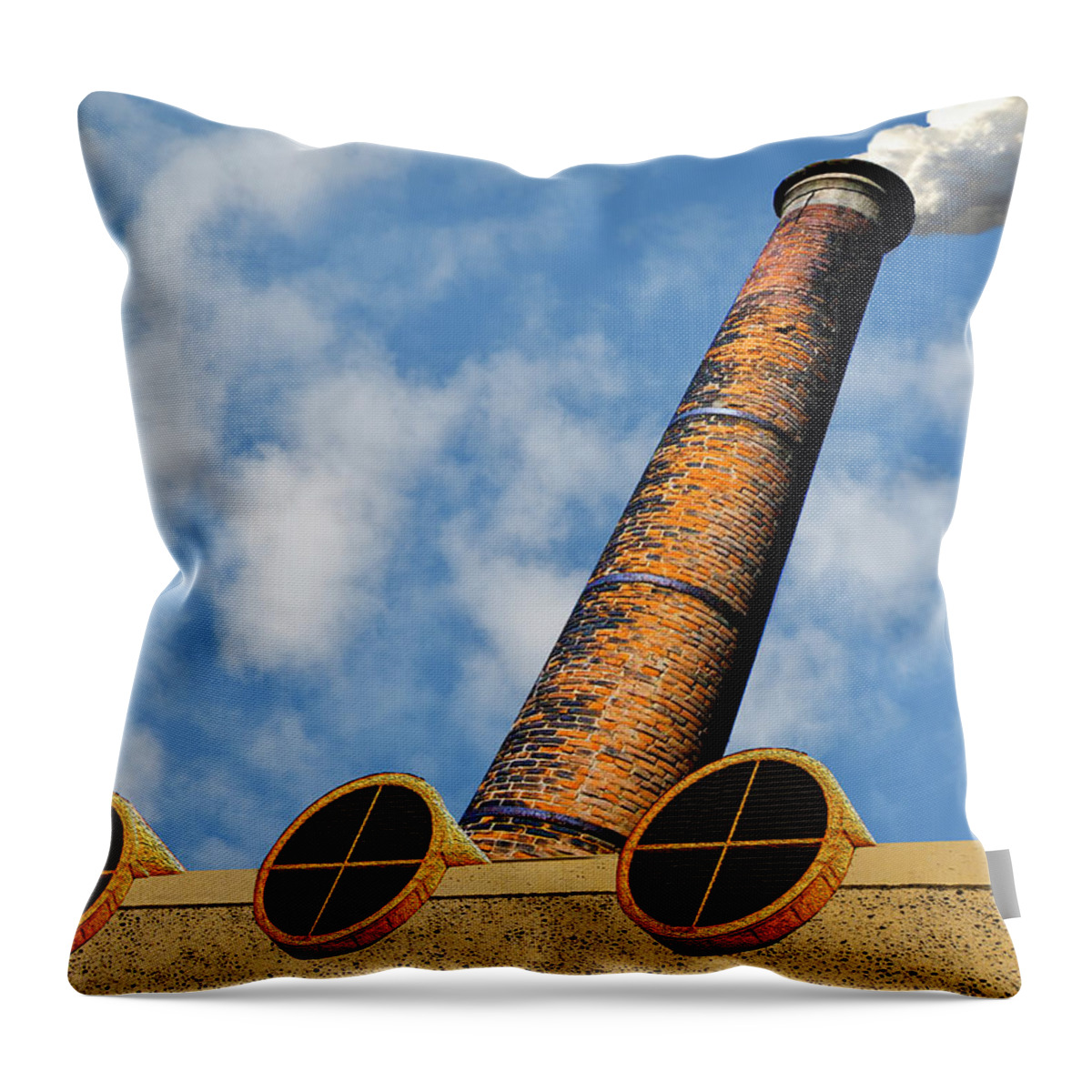 Plume And Plume And Doom Throw Pillow featuring the photograph Plume and Doom #1 by Paul Wear