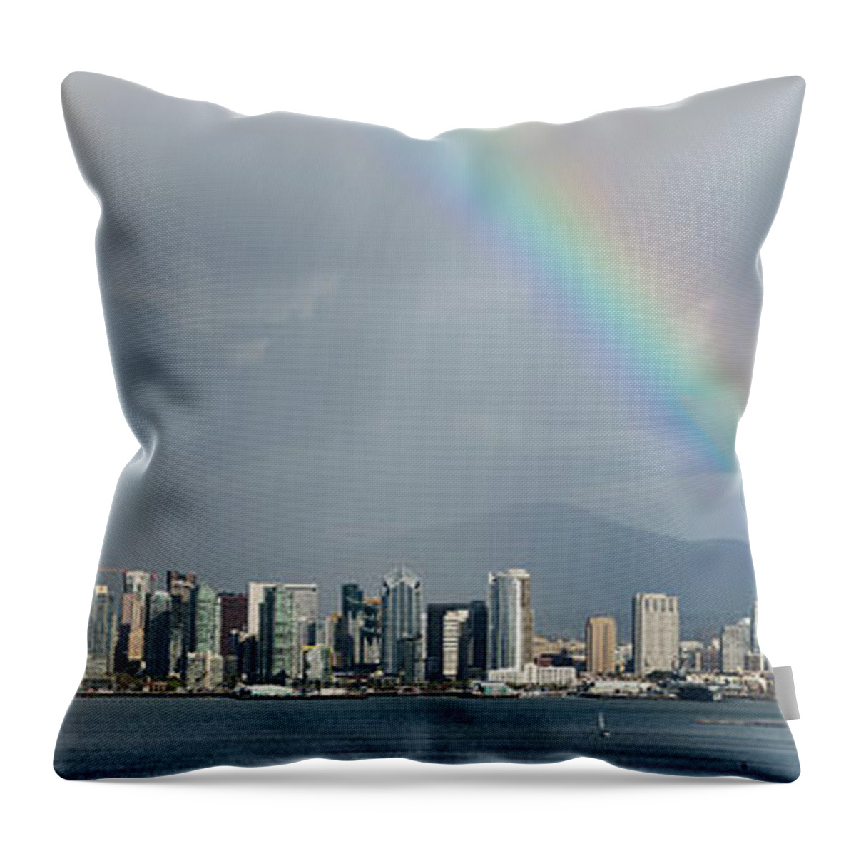  Throw Pillow featuring the photograph San Diego #1 by Dan McGeorge