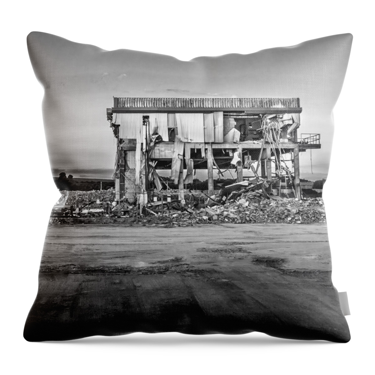 Ashby De La Zouch Throw Pillow featuring the photograph Seen Better Days #1 by Nick Bywater