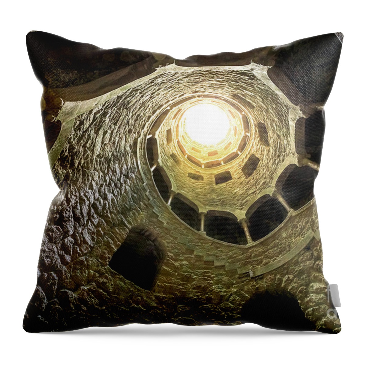 Sintra Throw Pillow featuring the photograph Sintra Architecture background #1 by Benny Marty