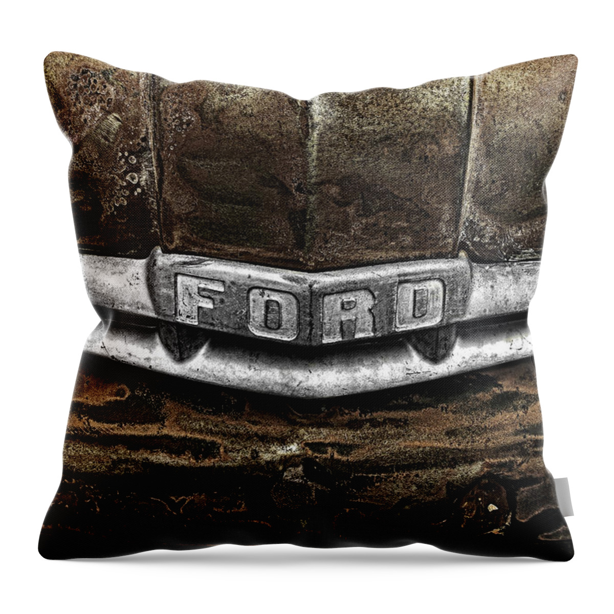 Ford Throw Pillow featuring the photograph Snake #1 by Jerry Golab