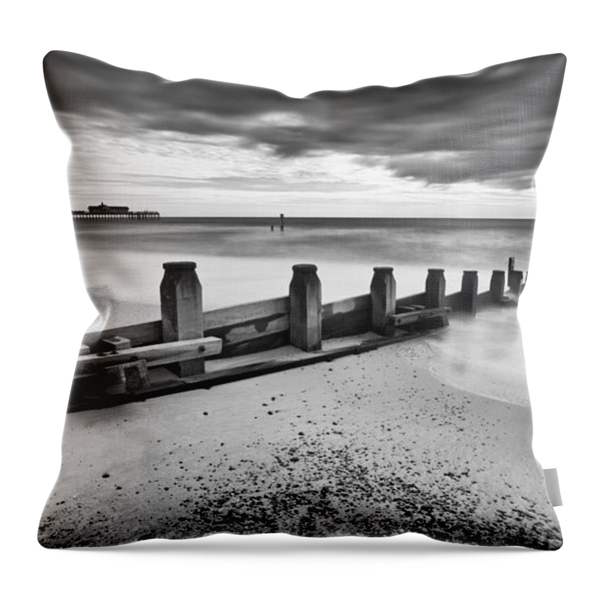 Southwold Throw Pillow featuring the photograph Southwold #2 by Ian Merton