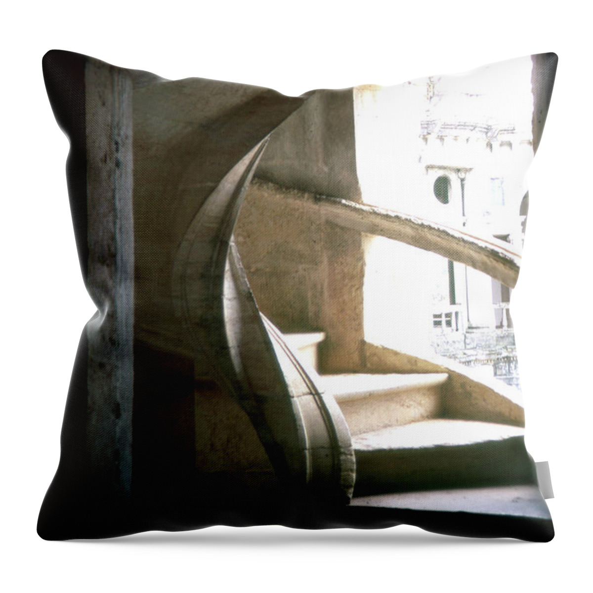  Throw Pillow featuring the photograph Stairs #1 by Jane Whiting Chrzanoska