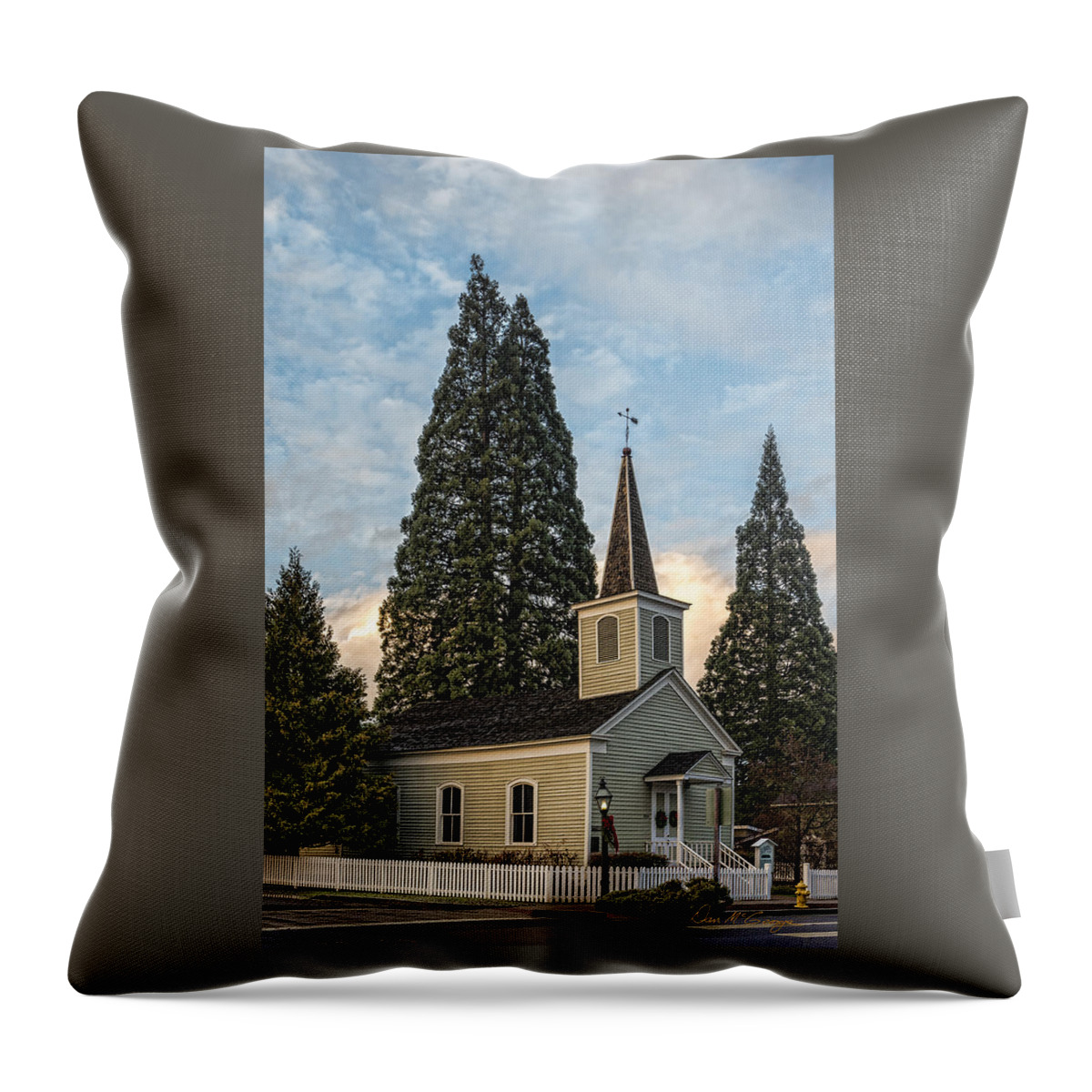 Jacksonville Throw Pillow featuring the photograph Sunday Sunset by Dan McGeorge