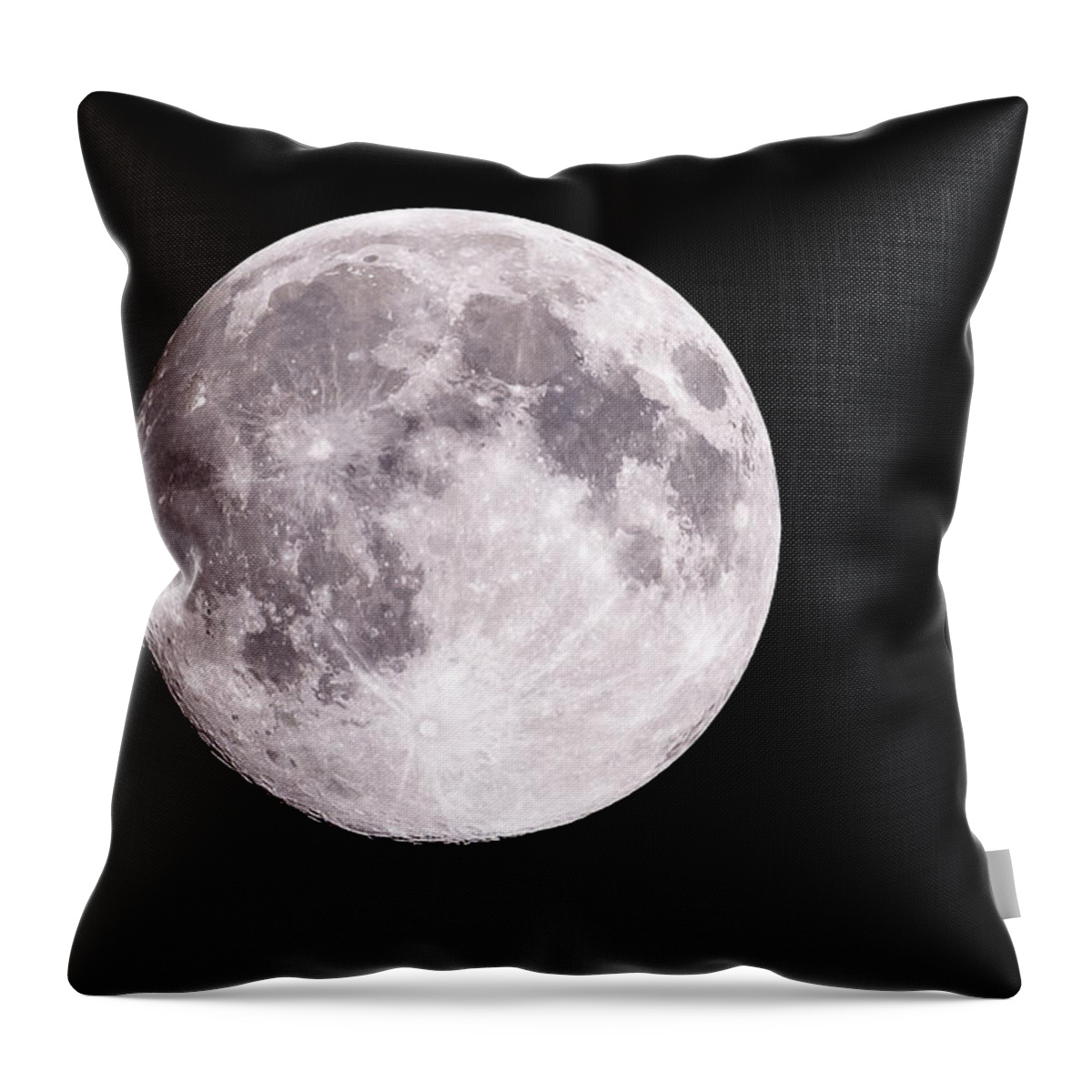 Canton Throw Pillow featuring the photograph Super Moon #1 by Jack R Perry